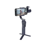 Porodo 3-Axis Ai Tracker & Light Gimbal Stabilizer – Black