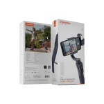 Porodo 3-Axis Ai Tracker & Light Gimbal Stabilizer – Black - Image 3