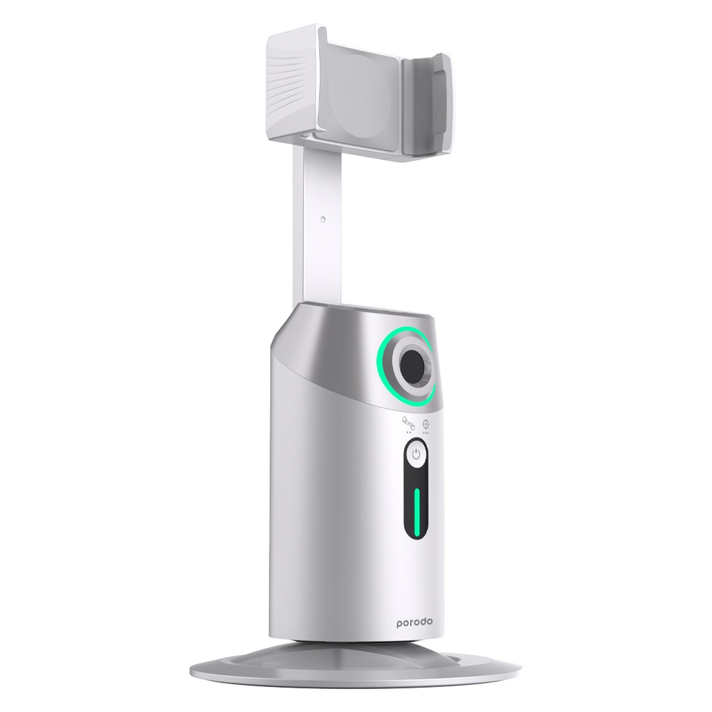 Porodo Gimbal with AI Face tracking Gesture Recognition with Remote Controller (2) Porodo Gimbal with AI Face tracking Gesture Recognition with Remote Controller