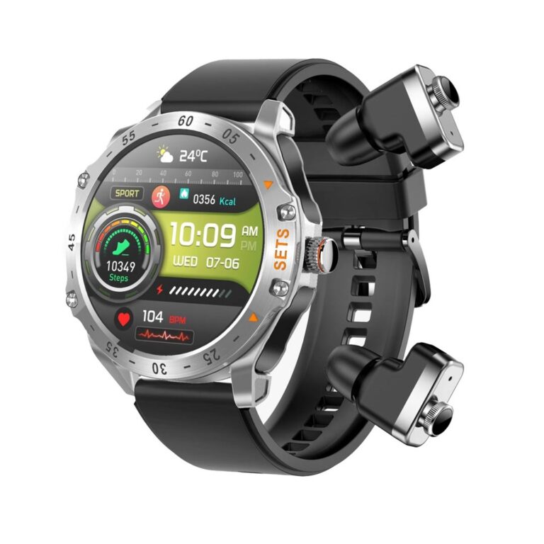 Porodo Hype Smartwatch With Earbuds