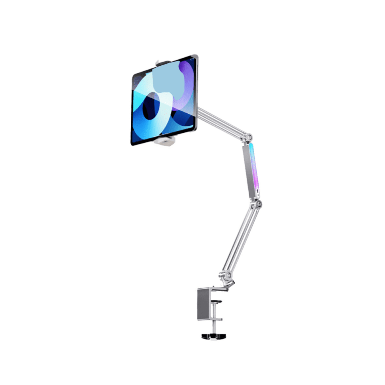 Porodo Multi-Joint Aluminum Desk Mount – Grey