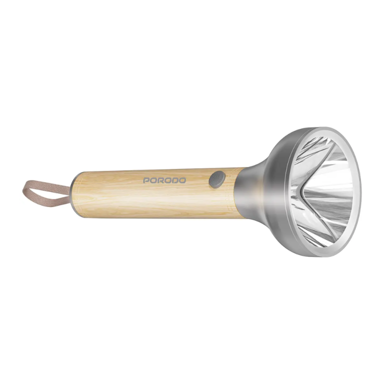 Porodo Lifestyle Birch 300 Wooden LED Flashlight