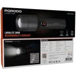 Porodo Lifestyle Lumalite 2600 Rechargeable Flashlight