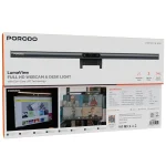 Porodo LumaView Full HD Webcam & Desk Light with Eye-Care LED Technology