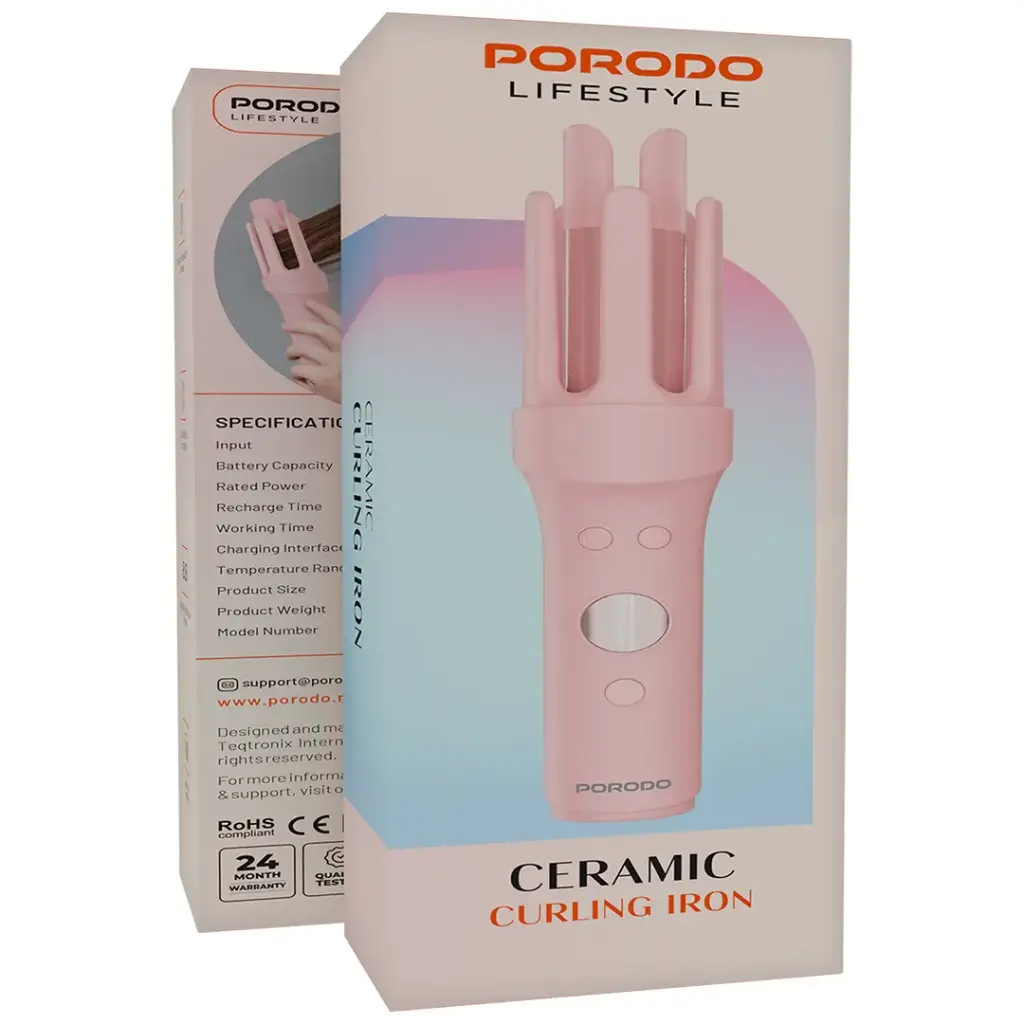 Porodo Lifestyle Ceramic Curling Iron