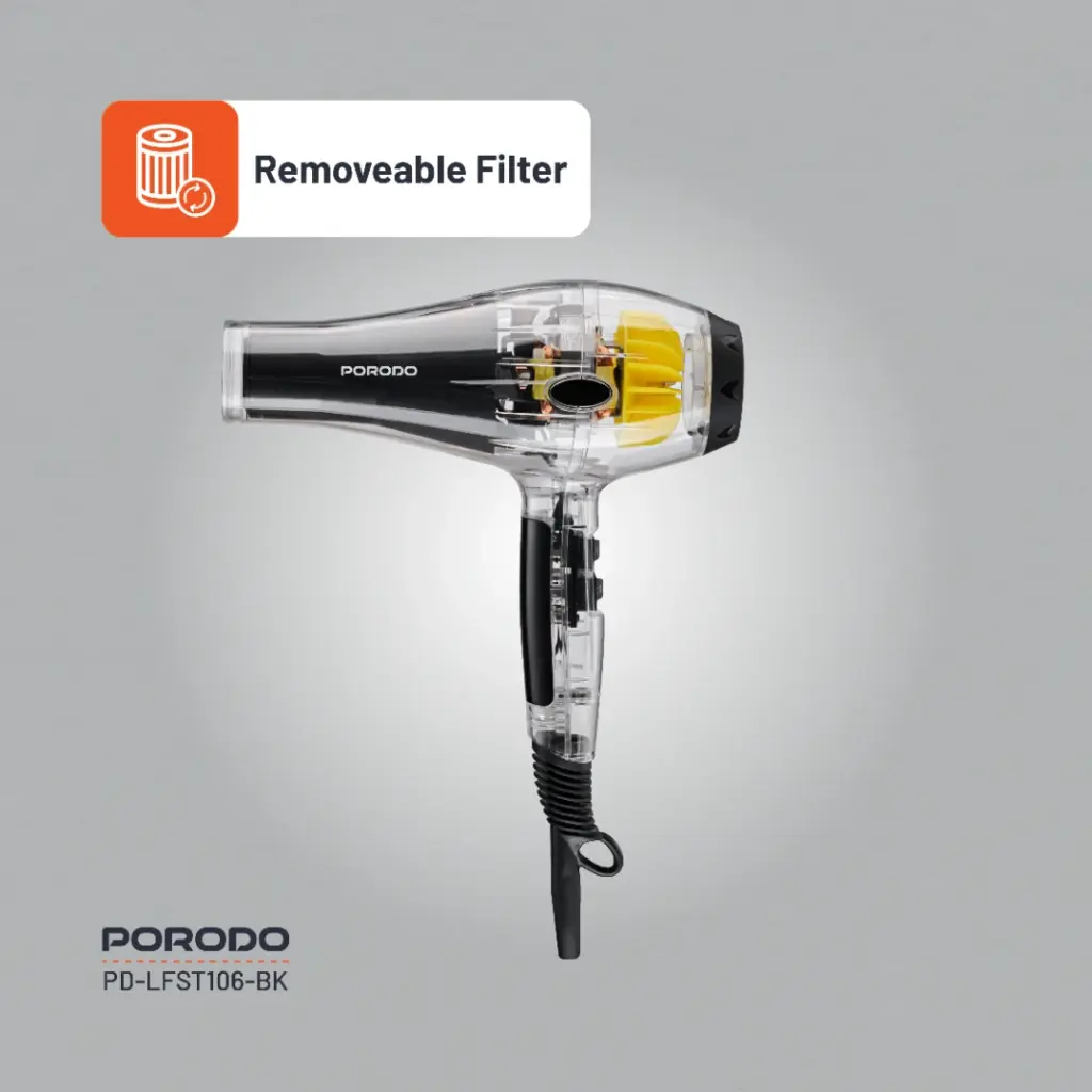 Porodo Lifestyle Crystal Shell Hair Dryer