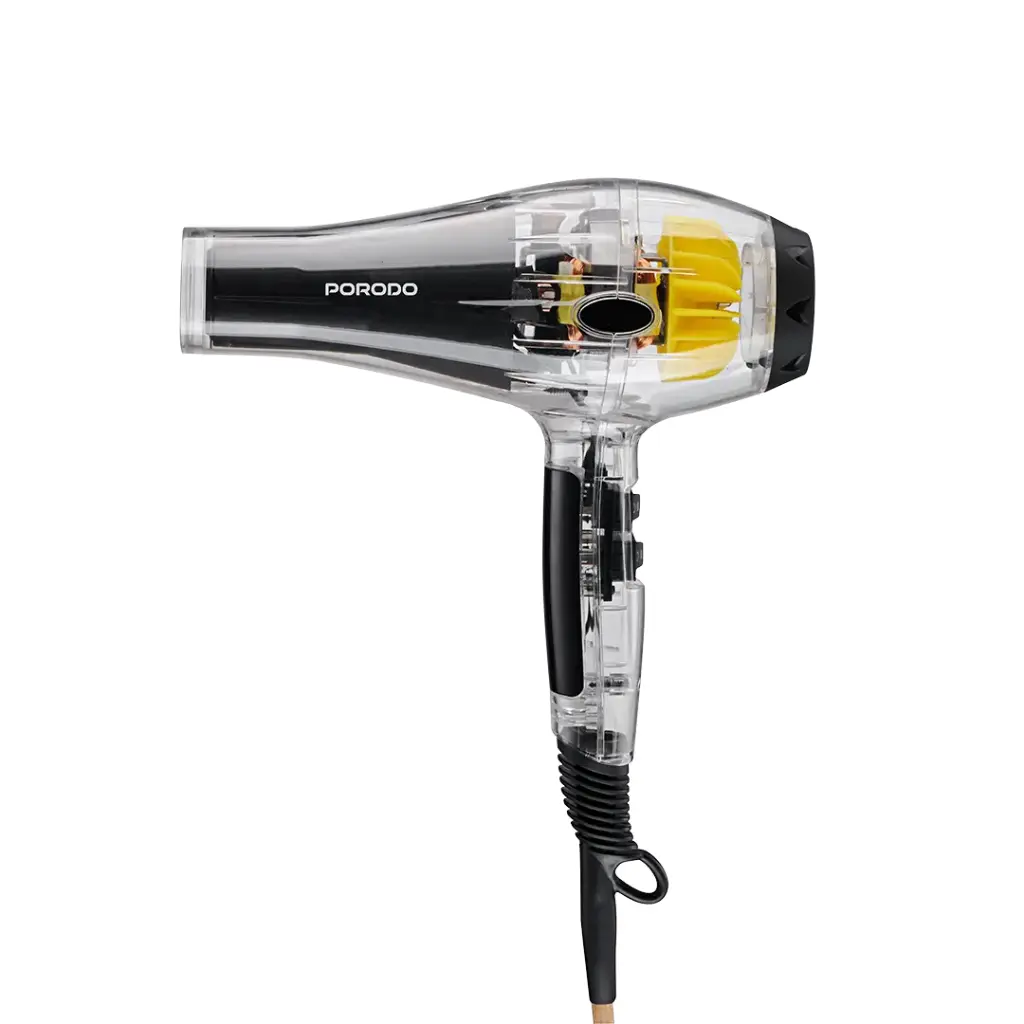 Porodo Lifestyle Crystal Shell Hair Dryer (2) Porodo Lifestyle Crystal Shell Hair Dryer